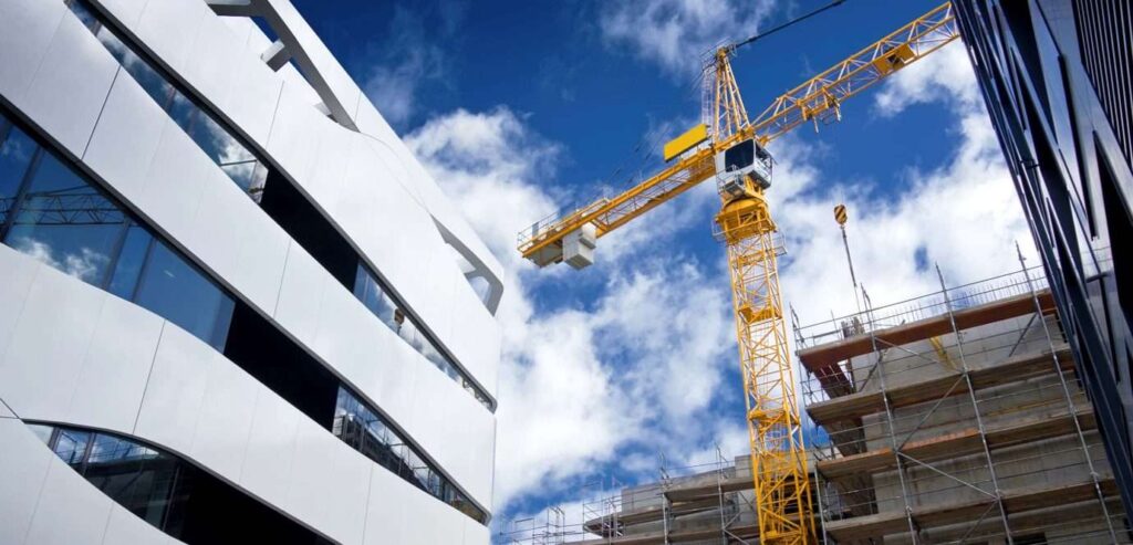 Building and Crane